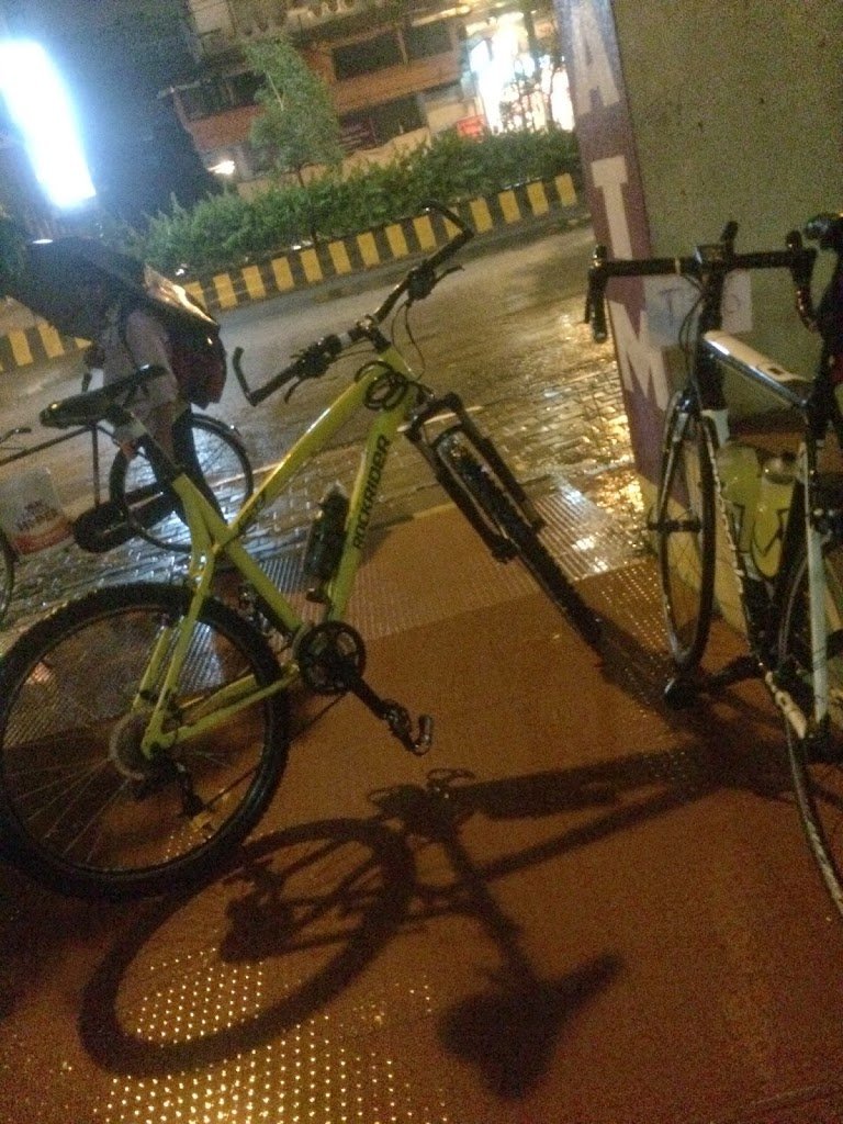 My first brevet- 200km night ride to Krishnagiri.